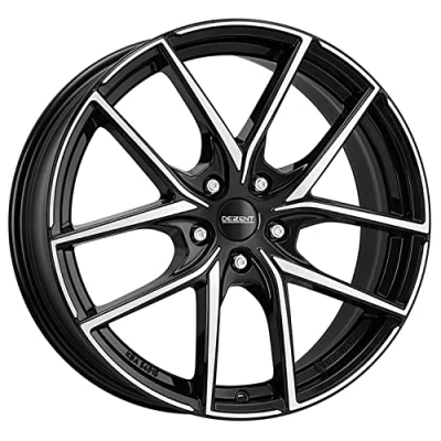 Abbildung von DEZENT 5 loch 17Zoll 108mm Alufelge to dark schwarz TTOYHBP405E Felge Stahl