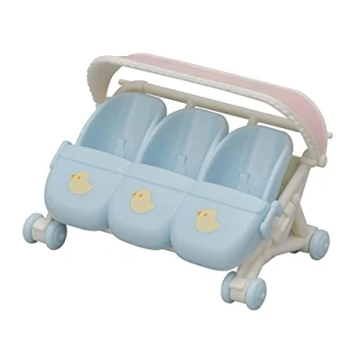 Abbildung von Sylvanian Families Spielset Drillingswagen