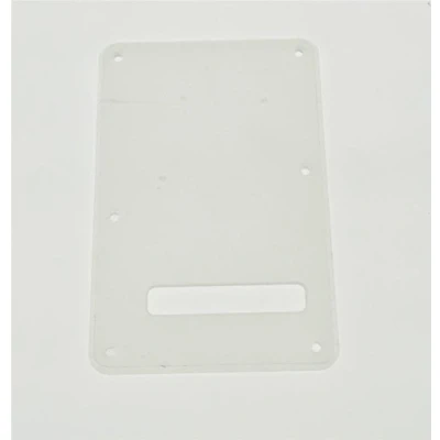 Abbildung von KAISH Clear ST/Strat Style Standard Gitarre Back Plate ST Tremolo Trem Cover für USA Stratocaster Transparent