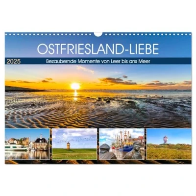 Abbildung von OSTFRIESLAND LIEBE (Wandkalender 2025 DIN A3 quer), CALVENDO Monatskalender