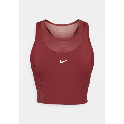 Abbildung von Nike Performance CROP TANK Top, Damen, Größe: XL, Dark team red/white