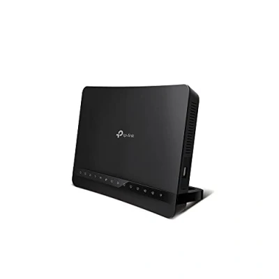 Abbildung von TP Link Archer VR1200v Modem Router VDSL, FTTC, FTTS, ADSL up to 100Mbps, Wi Fi AC1200 Dual Band, 5 Gigabit Ports, USB 2.0, Fixed Telephony and VoIP