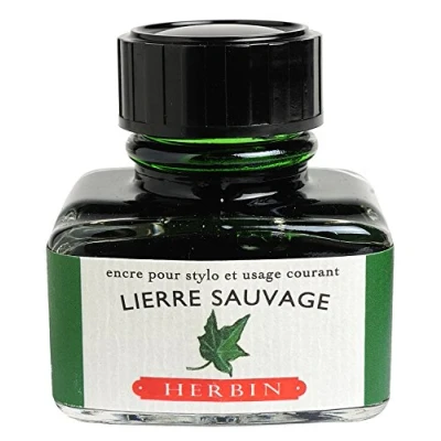 Abbildung von J.Herbin 13037T Tinte für Füller, 30 ml, efeugrün