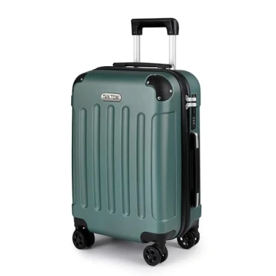 Abbildung von TANTOMI Handgepäck Koffer, Reisekoffer, Hartschalenkoffer Trolley Koffer mit Rollen, 3 Stelliges Codeschloss, Zahlenschloss Teleskopgriff, Suitcase für Reisen Geschäft