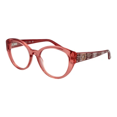 Abbildung von Guess Damen GU50127 072 Rahmen von BRILLEN Acetat Rosa Rund Normal