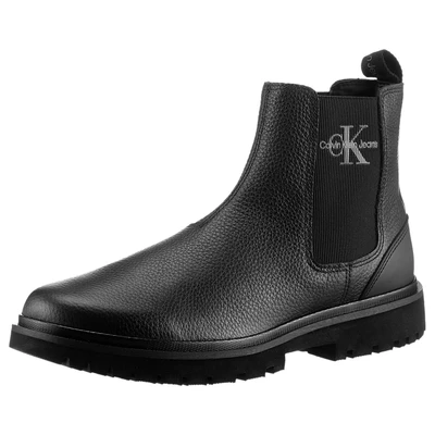 Abbildung von Calvin Klein Jeans EVA MID Chelsea BOOT Stiefelette, Herren, Größe: 44, Triple black Schuhe
