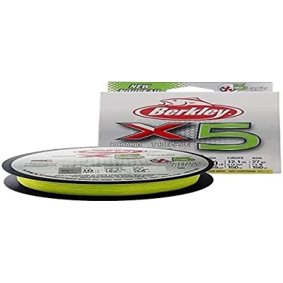 Abbildung von Berkley X5 Braid Flame Green 300m 0,10mm 9,0kg Geflochtene Schnur
