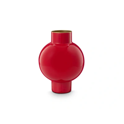 Abbildung von PIP STUDIO Vase Metall klein rot 18x24cm