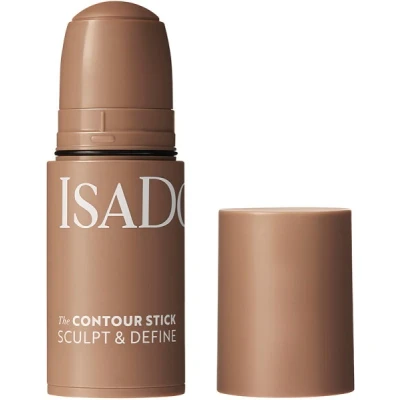 Abbildung von IsaDora Stick&#039;n Brush Contouring Stick mit Pinsel Matte Natürliche Kontur auch unterwegs Konturenstift Make Up 2 in1 Cream Contour und (Beige Neutral 32)