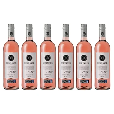 Abbildung von 6x 0,75l 2022er Beringer Classic Zinfandel Rosé California Vereinigte Staaten Wein lieblich