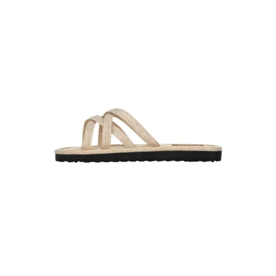 Abbildung von Cinnea CARA Pantolette flach, Damen, Größe: 37/38, Beige Schuhe