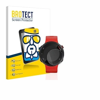 Abbildung von BROTECT Schutzglas für Garmin Forerunner 45 Schutzfolie Panzer Folie Glas [Extrem Kratzfest 9H, Anti Fingerprint, Ultra Transparent]
