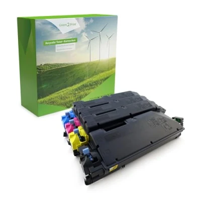 Abbildung von Green2Print Toner Set, 4 Kartuschen 1x 12000, 3X, 10000 Seiten passend für Kyocera ECOSYS M6035CIDN, M6530CIDN, P6035CDN