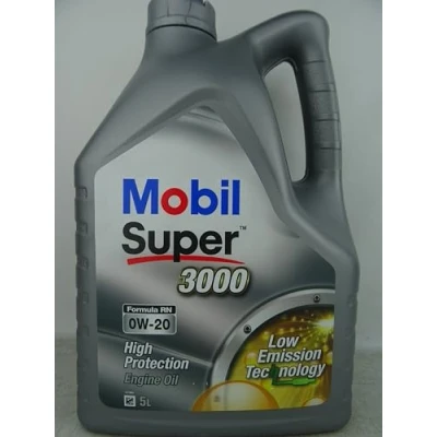 Abbildung von Mobil Super 3000 Formula RN 0W 20 5l Motoröl 157686 MAZDA: 2 Schrägheck, CX 5 I, 6 Kombi, TOYOTA: Yaris II III Schrägheck