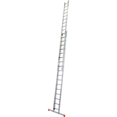 Abbildung von KRAUSE Schiebeleiter &quot;Seilzugleiter Robilo&quot;, Alu, 2x18 Sprossen, Arbeitshöhe ca. 980 cm