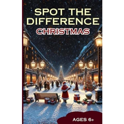 Abbildung von Spot the difference Christmas: find puzzle book for whole family ages 6 years and up picture