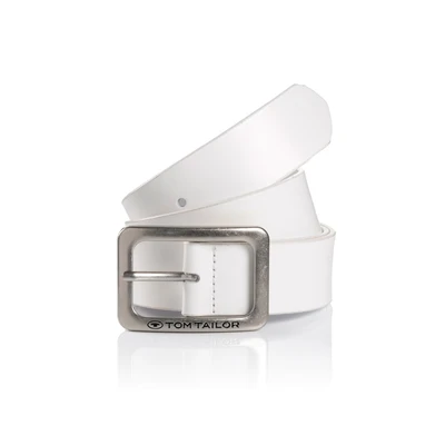 Abbildung von TOM TAILOR Ledergürtel &quot;TTEVE&quot;, 4 cm breiter Damen Ledergürtel, kalssiches Must Have
