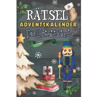 Abbildung von Rätsel Adventskalender für Erwachsene: Spannende Denkaufgaben jeden Adventtag: Sudoku, Wortsuche, Doppel Rätsel, Labyrinthe, Wortringe, Buchstabensalat,