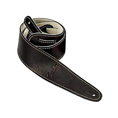 Abbildung von Fender® »BALL GLOVE LEATHER GUITAR STRAP« Gurt für Gitarre Baseball Handschuh Leder Breite: 6.4cm Finish: Schwarz