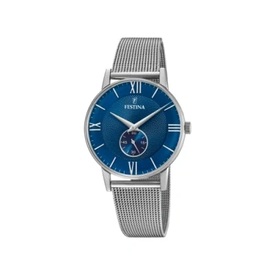 Abbildung von Festina Retro Uhr, Herren, Größe: One Size, Blue