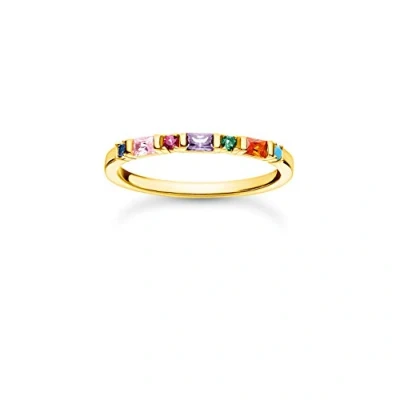 Abbildung von Thomas SABO Ring goldcoloured, Damen, Größe: 56, Gold coloured