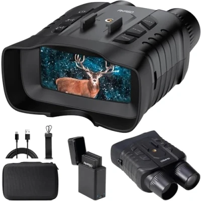 Abbildung von AKASO Seemor 200 Nachtsichtgerät 4K Vollfarb Nachtsichtfernglas für Erwachsene, App fähiges Foto und Videospeichern, AI ISP 1000M, 16x Digitalzoom Camping, Jagd &amp; Sicherheit