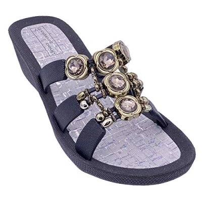 Abbildung von Linea Scarpa Korfu Badeschuhe Wellness Pool mit Absatz Pantoletten un Schlappen