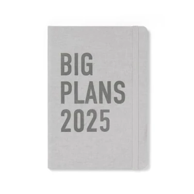 Abbildung von Letts of London Big Plans Terminplaner 2025, A5, Wochenansicht, Stein