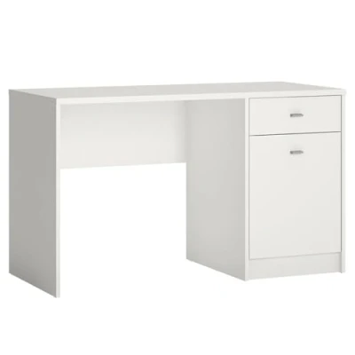 Abbildung von IDIMEX Schreibtisch SELINA, mit Schubladen Home Office Tisch aus Holz weiß