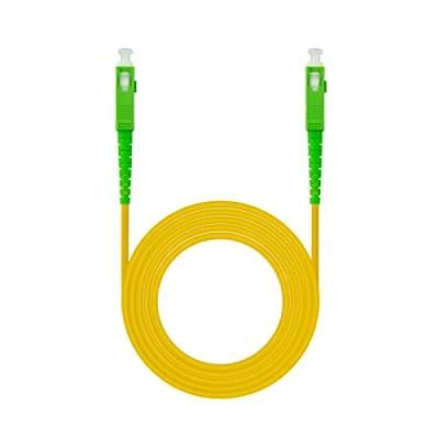 Abbildung von Nanocable 10.20.0015 Glasfaserkabel für SC/APC zu Router Singlemode Simplex LSZH, Farbe Gelb, 15 m