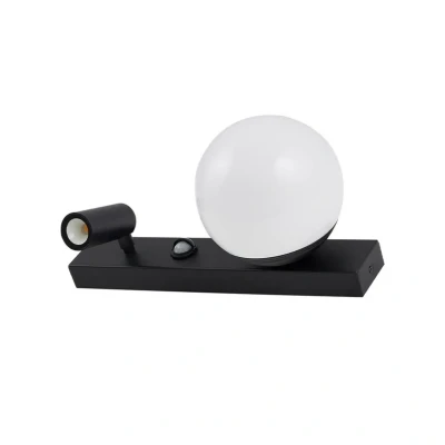 Abbildung von Lindby LED Außenwandlampe Larcie, 35 cm, 2 flg., Alu, Sensor