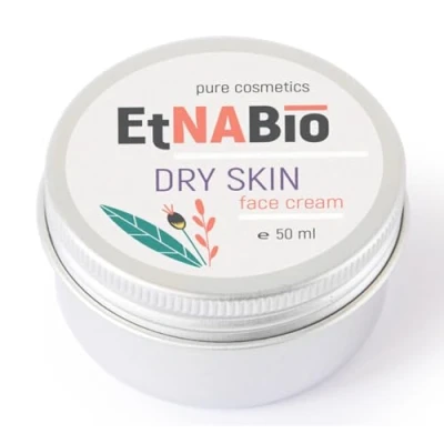 Abbildung von ELEK EtnaBIO Gesichtscreme &amp; Nackencreme mit Mangoöl 50ml Trockene Haut Gesichtspflege Anti Falten Creme Feuchtigkeitscreme Tagescreme Nachtcreme Vegan Naturkosmetik Sheabutter Vitamin E