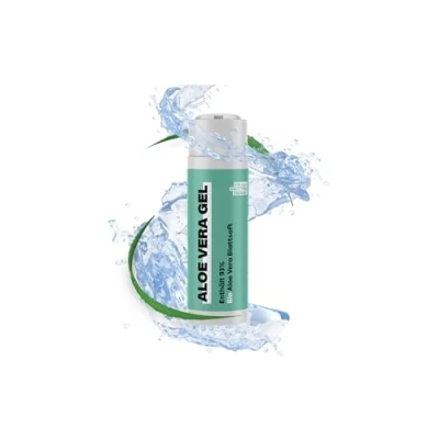 Abbildung von BIO Aloe Vera Gel Beruhigend für Strapazierte, Trockene Haut Intensive Feuchtigkeitspflege Alle Hauttypen 100% Natürliche Kosmetik Gesicht und Körper 200ml