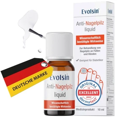 Abbildung von Evolsin Nagelpilz Behandlungsstift Anti Liquid I Wissenschaftlich bestätigte Wirkweise, frei von Parabenen, Silikonen, Mineralölen, Mikroplastik