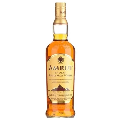 Abbildung von Amrut Indian Single Malt I Whisky 1x0.7L Mehrfach ausgezeichnete Brennerei Nach alter indischer Tradition Frisches Aroma