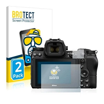 Abbildung von BROTECT Entspiegelungs Schutzfolie für Nikon Z 6 / 7 (2 Stück) Matte Displayschutz Folie, Anti Reflex, Fingerprint