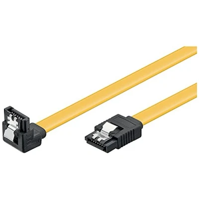 Abbildung von Wentronic HDD S ATA Kabel 1,5GBs/3GBs/6GBs (S L Type auf 90) 0,3m gelb