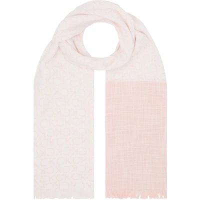 Abbildung von Calvin Klein Schal &quot;MONOGRAM COTTON GAUZE STOLE&quot;, mit Logomuster