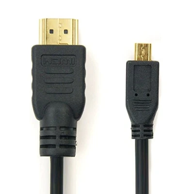 Abbildung von Micro HDMI Type D Kabel 1.5m kompatibel mit Olympus OM E M10 Mark II III, M1 M5 Mk II, Pen F, PL9 PL8 PL7 PL10 Tough TG 5 Tracker CB HD1 1.4 Videokabel