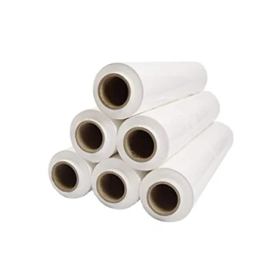 Abbildung von Netuno 6x weiße Stretchfolie 23my 500 mm 2,5 kg Folie Polyethylen Cast Film Weiß Plastikfolie Einpackfolie Umzugsfolie Verpackungsfolie Hand