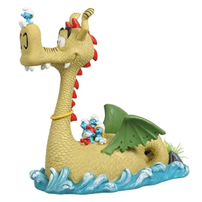 Abbildung von Europet Bernina Aquariendeko Aquariendekoration Schlümpfe reiten auf dem Drachen
