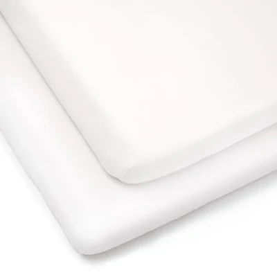 Abbildung von Clair de Lune Spannbettlaken für Kinderbett Vorteilspackung 1 Paar weiche, atmungsaktive, lichtbeständige Bettlaken Easy Fit 100% Baumwoll Jersey Hergestellt mit Liebe in Großbritannien 140