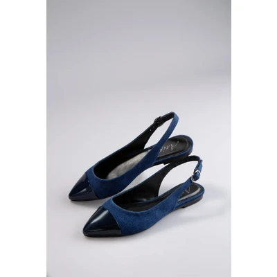 Abbildung von Aniston SHOES Slingpumps, Flat, Sommerschuh, Lackspitze NEUE KOLLEKTION