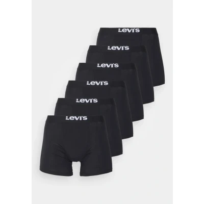 Abbildung von Levi&#039;s MEN Basic Brief 6 PACK Panties, Herren, Größe: Small, Black