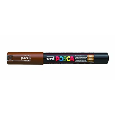 Abbildung von Uni Ball Fasermaler Posca PC 1MC 0,7 braun
