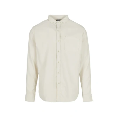Abbildung von Urban Classics Corduroy Shirt Hemd, Herren, Größe: 3XL, Whitesand