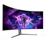 Abbildung von AOC Agon Pro AG456UCZD WQHD OLED Curved Gaming Monitor, 240 Hz, 0.03 ms GtG, HDR10, FreeSync Prem. Pro, G Sync comp. (34440x1440, HDMI 2.0, DisplayPort 1.4, USB C (90 W PD), Hub) schwarz