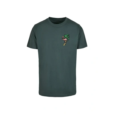 Abbildung von Mister TEE Flamingo Tshirt print, Herren, Größe: Large, Bottlegreen