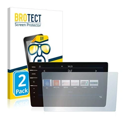 Abbildung von BROTECT (2 Stück Schutzfolie für Volkswagen Tiguan Elegance TDI DSG 2020 Discover Pro 9.2&quot; Displayschutz Folie Ultra Klar