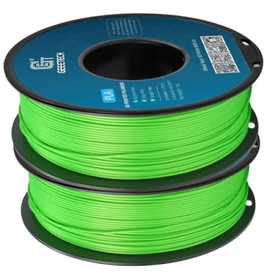 Abbildung von GEEETECH PLA Filament neue Grün, 2x1kg Spule für 3d Drucker